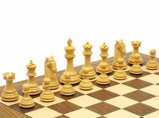 Jeu d'Echecs "Gambit" en Bois de Buis